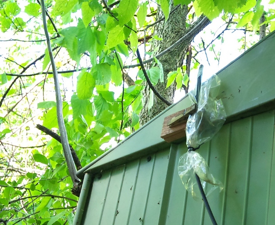 wrap insulation around and secure it tightly it with tape