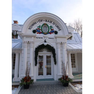 Town Hall inauguration December 7th, 2024, the old entrance is mainly decoration, the main entrance is now on the east side