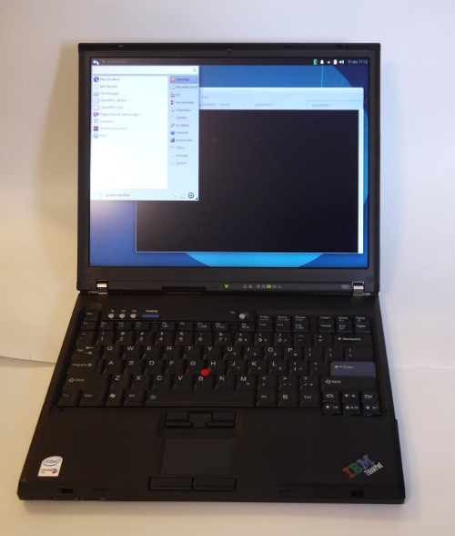 thinkpad t60, xubuntu desktop